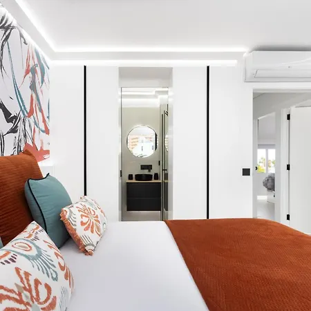 Апартаменты Complejo Del Surf 6d. Lujo. Vista Al Mar Адехе
